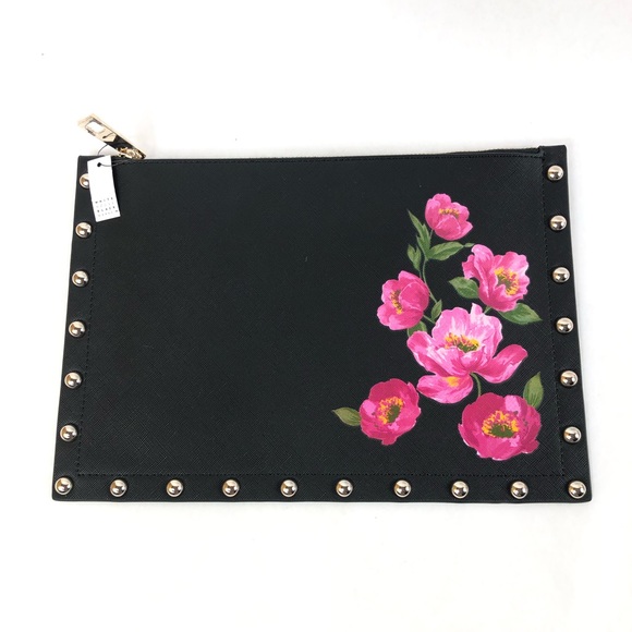 White House Black Market Women Zip Wristlet Pouch